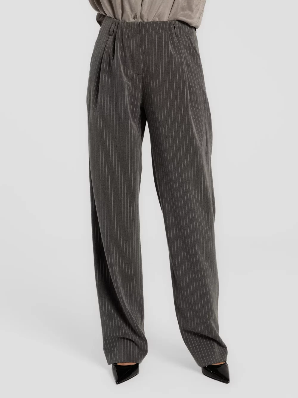 Spodnie Gante Szare Paski