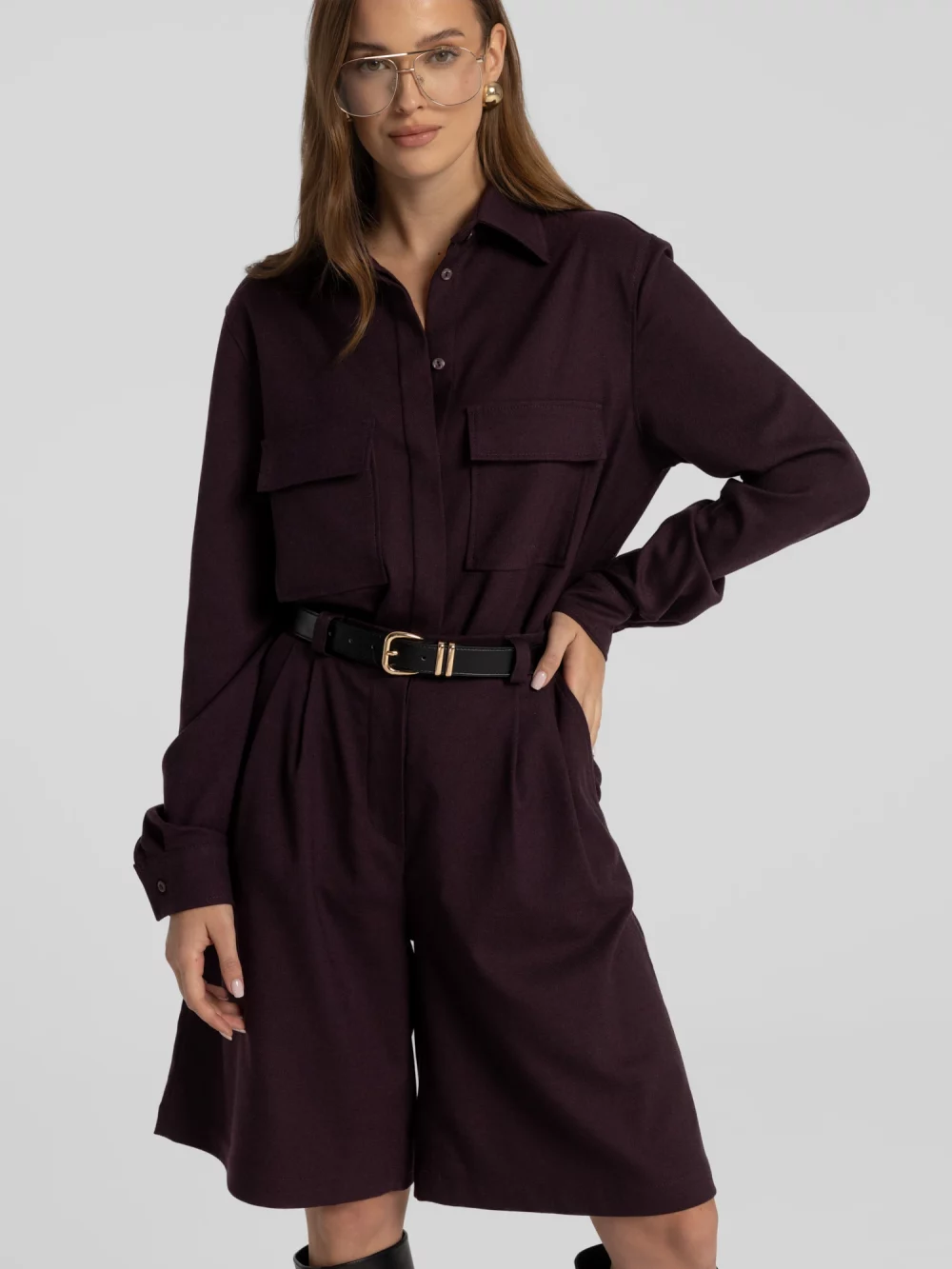 Spodnie Omaro Purple Royal