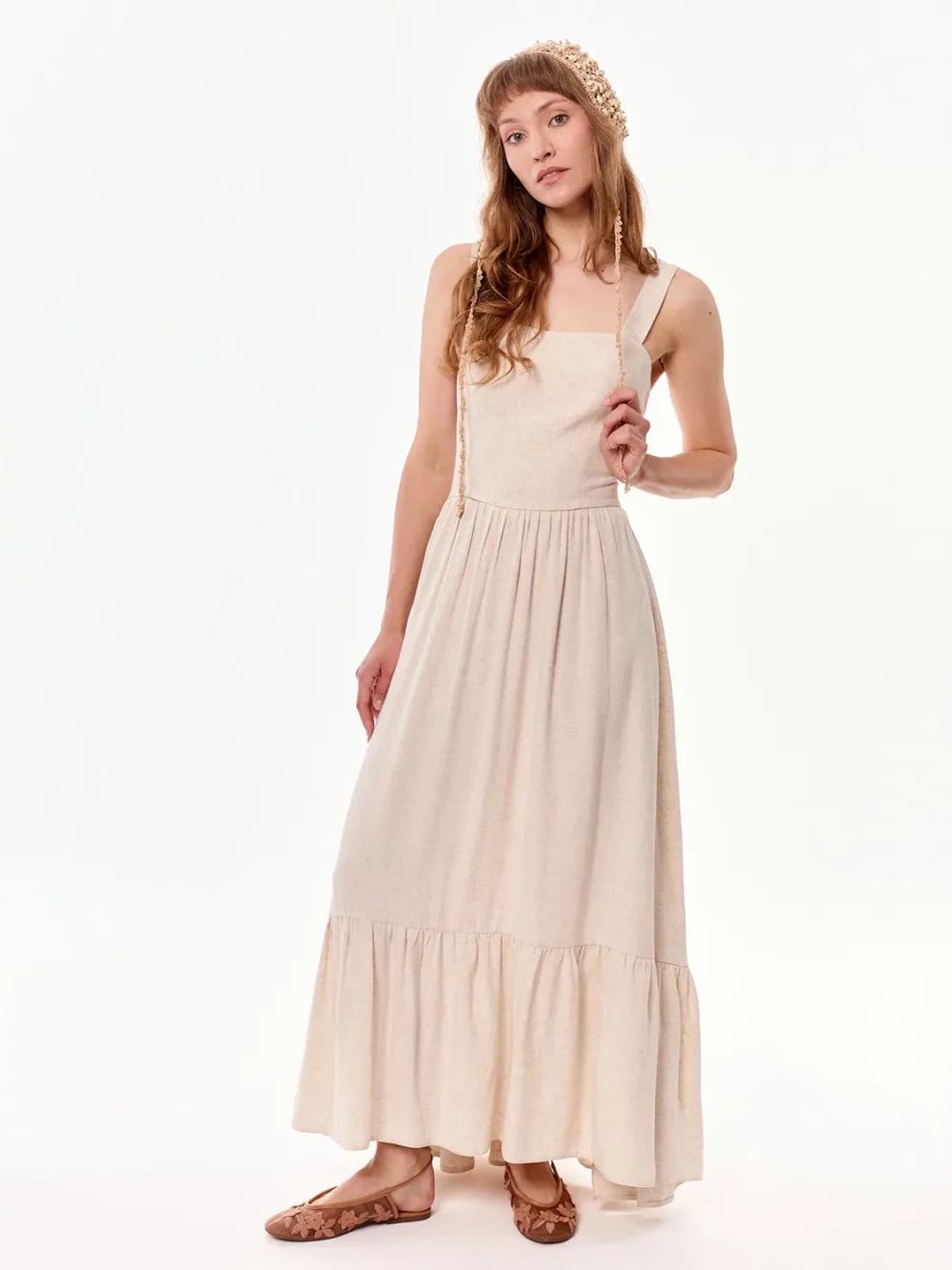 Sukienka Meg Beżowa