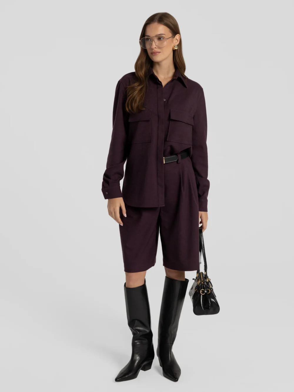 Spodnie Omaro Purple Royal